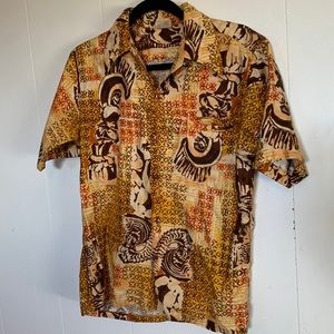 60s Vintage Hawaiian Aloha Shirt by Barefoot In Paradise